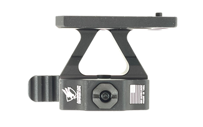 American Defense Mfg. AD-AEMS, Quick Detach Mount, 2.33" Night Vision Height, Anodized Finish, Black, Fits Holosun AEMS AD-AEMS-NV-STD