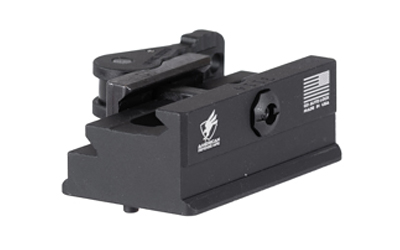 American Defense Mfg. ARCA to Picatinny Mount, Fits Tripod Heads with ARCA Swiss, Anodized Finish, Black AD-ARCA-TP-TAC