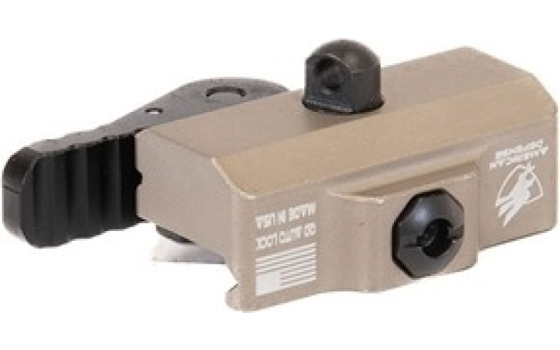 American Defense Mfg. Picatinny harris-type bipod mount fde
