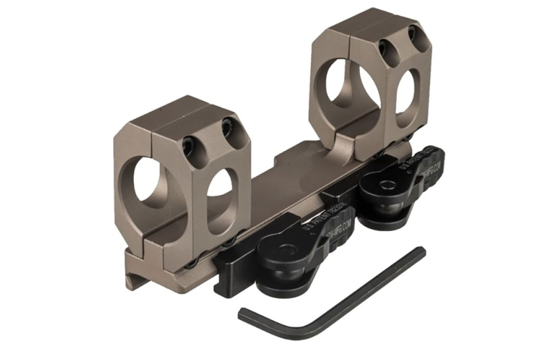American Defense Mfg. 30mm 0 moa bolt action mount, flat dark earth
