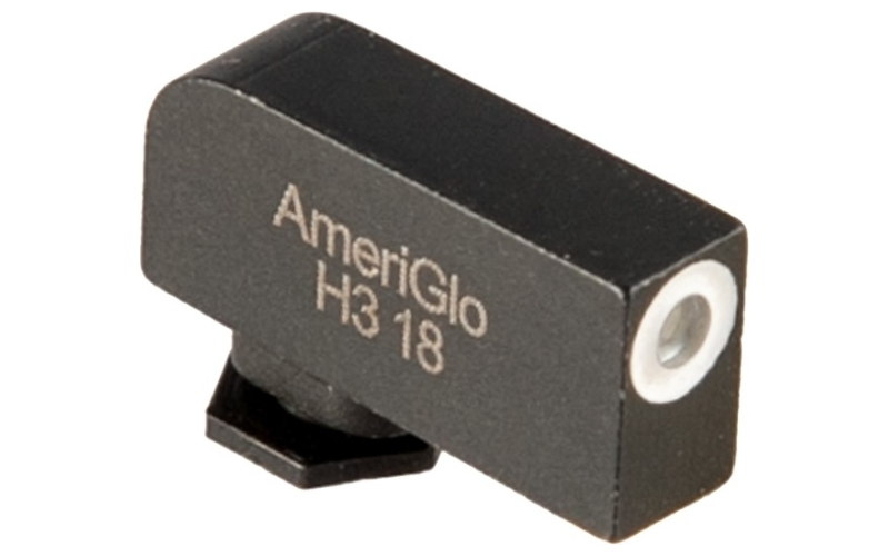 AmeriGlo 0.240''x0.125'' green w/white outline sight for glock~