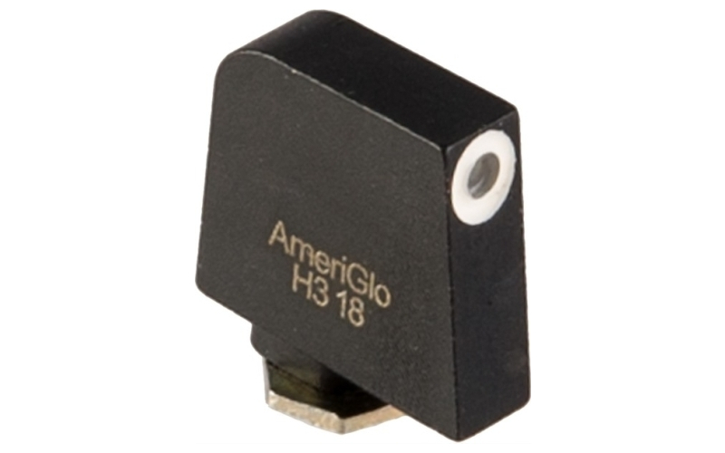 AmeriGlo 0.407''x0.140'' green w/white outline sight for glock~