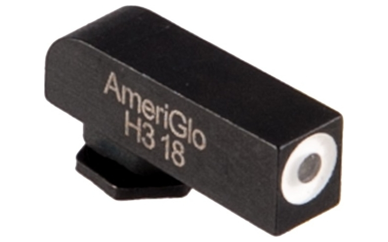 AmeriGlo 0.165''x0.140'' green w/white outline sight for glock~