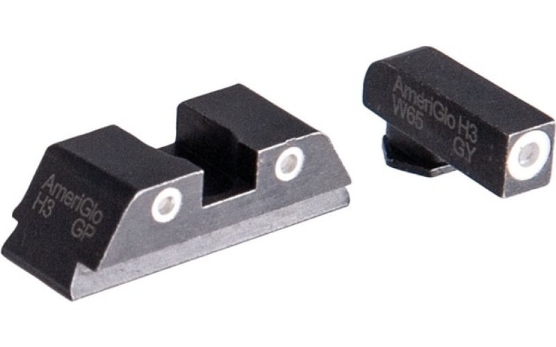 AmeriGlo Yellow/green sight set for glock small frame