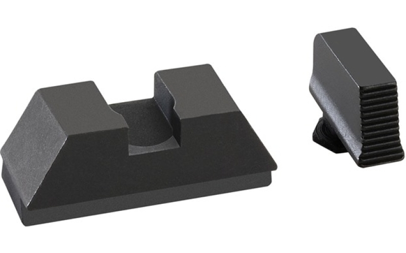 AmeriGlo 2l optic comp sights serratd front .240''f /.315''r for glock