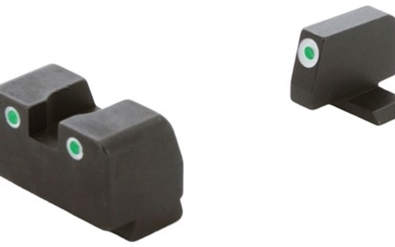 AmeriGlo Optic compatible trit sight set .350''f/.423''r for sig sauer