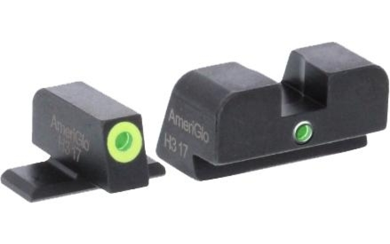 Green tritium lime green lumi outline/green single dot for sig #8 height