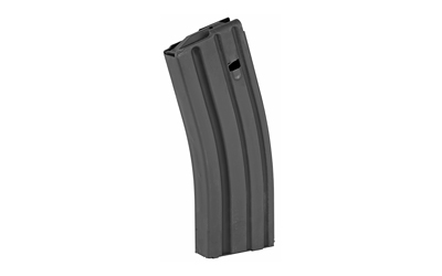 Ammunition Storage Components Magazine, 223 Remington, Fits AR-15, 30Rd, Stainless, Black, Black Follower 30-223-SS-BM-B-ASC