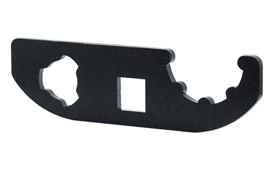 Angstadt Arms 3-Lug Wrench, Steel Construction, Nitride Finish, Black AA093LBCWR