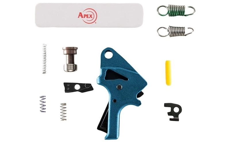 Apex Tactical Specialties M&p 2.0 flat faced forward trigger kit polymer blue