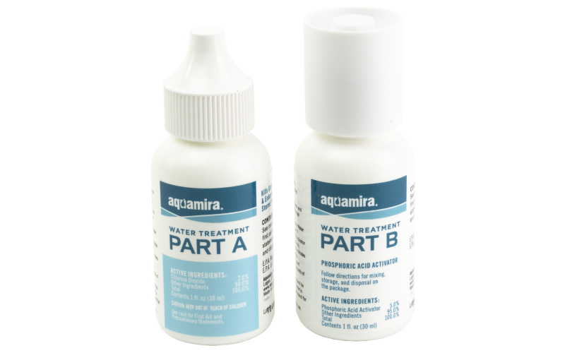 Aquamira Water Treatment Drops, 1 oz Bottles, Treats Up to 30 Gallons of Water 67202
