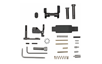 Armaspec AR-15 Lower Parts Kit (Less Trigger Group and Grip), Fits AR 5.56 NATO/223 Remington, Black Finish, This Is NOT a Complete Lower Parts Kit ARM152-BLK
