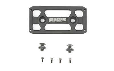 Armaspec Arca Rail, Fits M-LOK, 3", Anodized Finish, Black ARM621-3