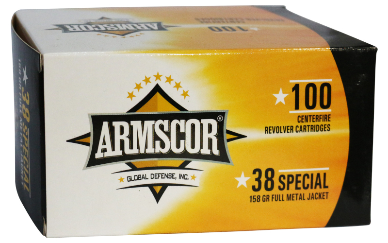 ARMSCOR 38SPL 158GR FMJ 100/1200