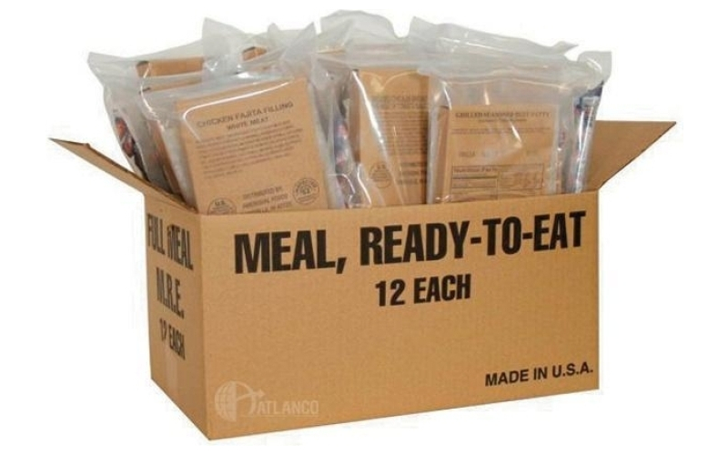 Mre's ready eat 12pk w/o heater