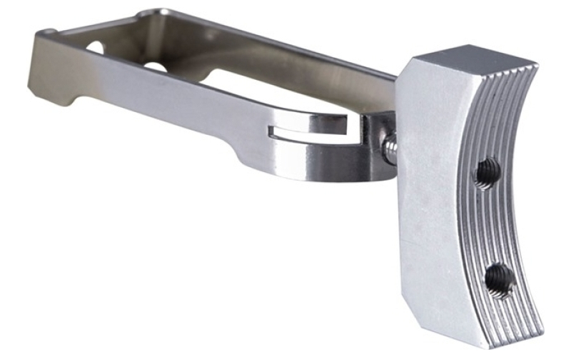 Atlas Gunworks 1911 curved  x-line trigger system short- silver