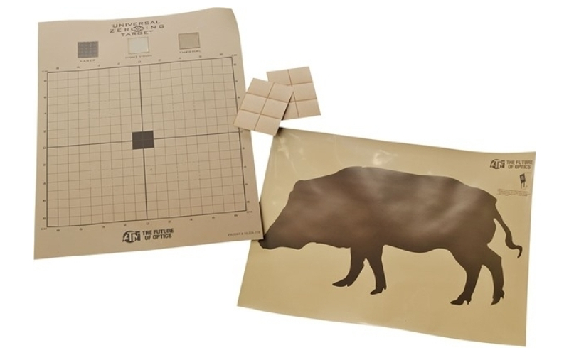 ATN Corp Boar Thermal Target, 30"x24", Kit Includes (1) Boar Target, (1) Universal Thermal Target, (12) Pasters ACMKIRTGBR