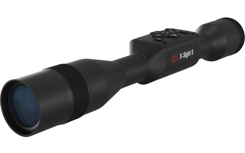 ATN Corp X-Sight 5, Day/Night Hunting Rifle Scope, 5-25X, Matte Finish, Black, 30mm Tube, Multi Reticle DGWSXS5255P