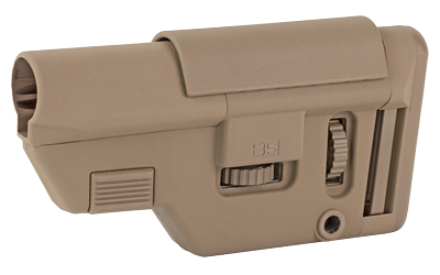 B5 Systems Collapsible Precision Stock, Flat Dark Earth, Medium Length Cheek Riser CPS-1305