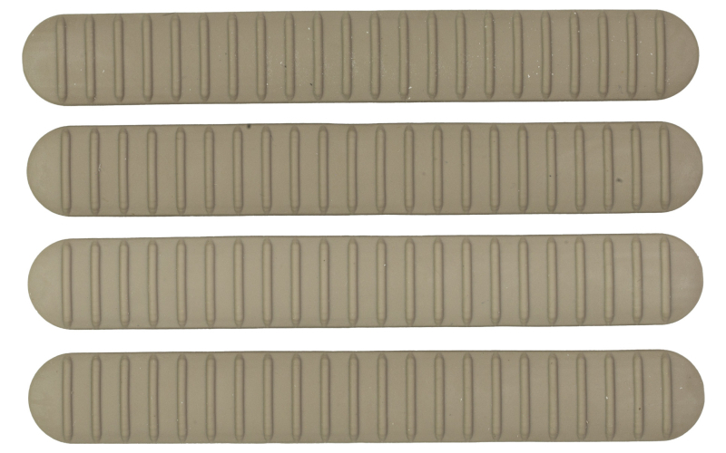 B5 Systems Rail Covers, 4 Pack, Fits M-LOK Rails, Matte, Flat Dark Earth RCM-1257