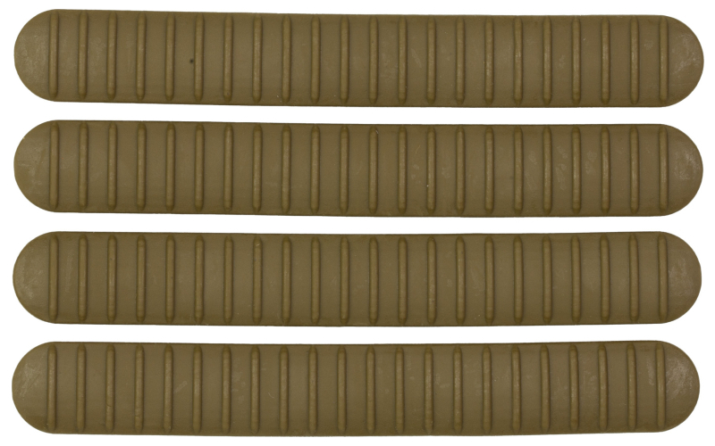 B5 Systems Rail Covers, 4 Pack, Fits M-LOK Rails, Matte, Coyote Brown RCM-1258