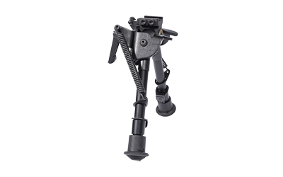Badger Ordnance LPBK Enhanced Bipod, Fits Picatinny, 6"-9" Adjustable Length, Black 534-01A