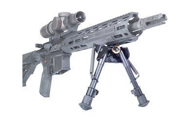Badger Ordnance LPBK Enhanced Bipod, Fits M-LOK, 6"-9" Adjustable Length, Black 588-01A