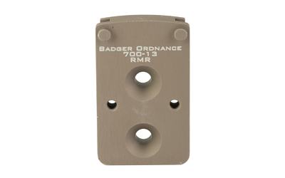 Badger Ordnance C1 12 O'Clock Top Optical Platform, Fits Trijicon RMR, For Use with C1 Arc, Anodized Finish, Tan 700-13