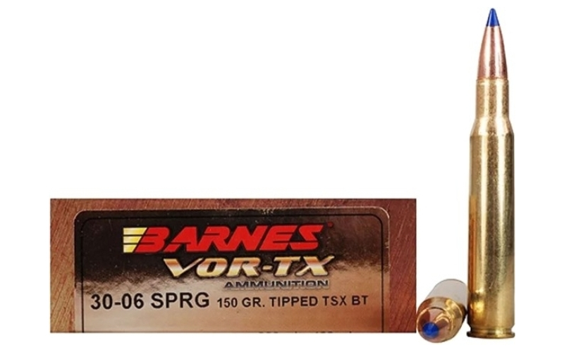Barnes 30-06 springfield 150gr tipped triple-shock x bt 20/box