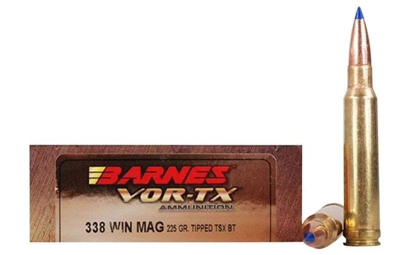 Barnes 338 winchester magnum 225gr ttsx boat tail 20/box