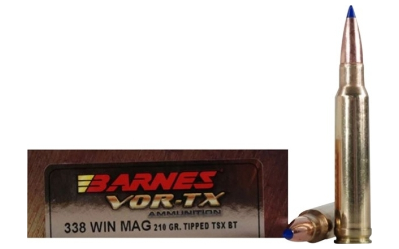 Barnes 338 winchester magnum 210gr ttsx boat tail 20/box