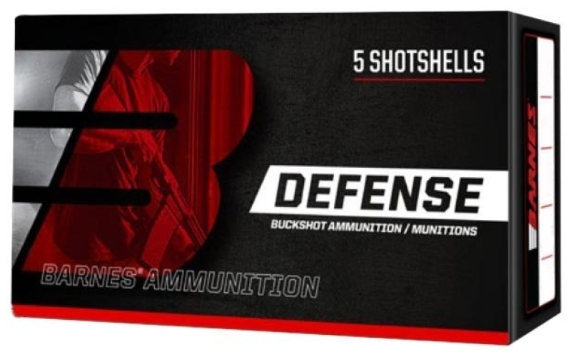 Barnes 12ga 3in 00 bk 15 pellet 1225fps 5rd
