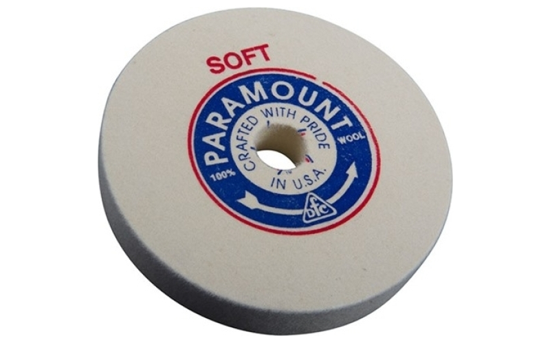 Bacon Felt Company 6'' soft felt polishing wheel 1'' arbor