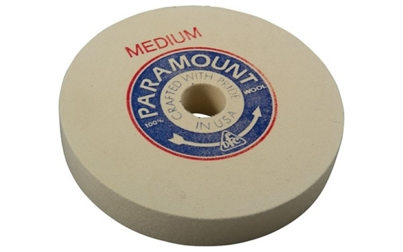 Bacon Felt Company 6'' medium felt polishing wheel 1'' arbor