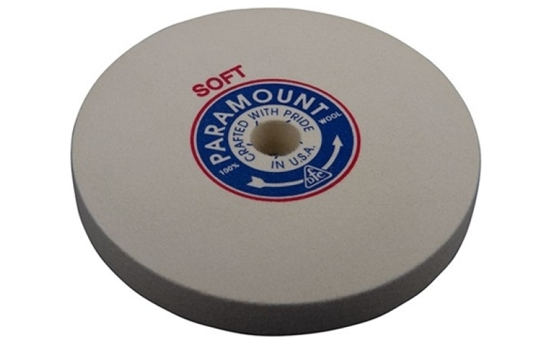 Bacon Felt Company 8'' soft felt polishing wheel 1'' arbor
