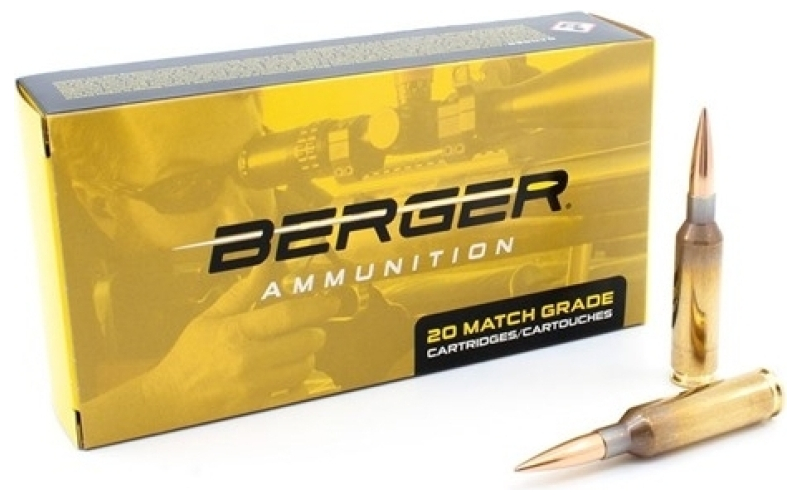 Berger Bullets 6mm creedmoor 109gr long range hybrid target 20/box