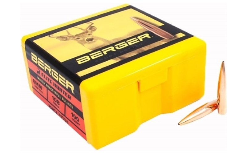 Berger Bullets 6mm (0.243'') 108gr elite hunter 100/box