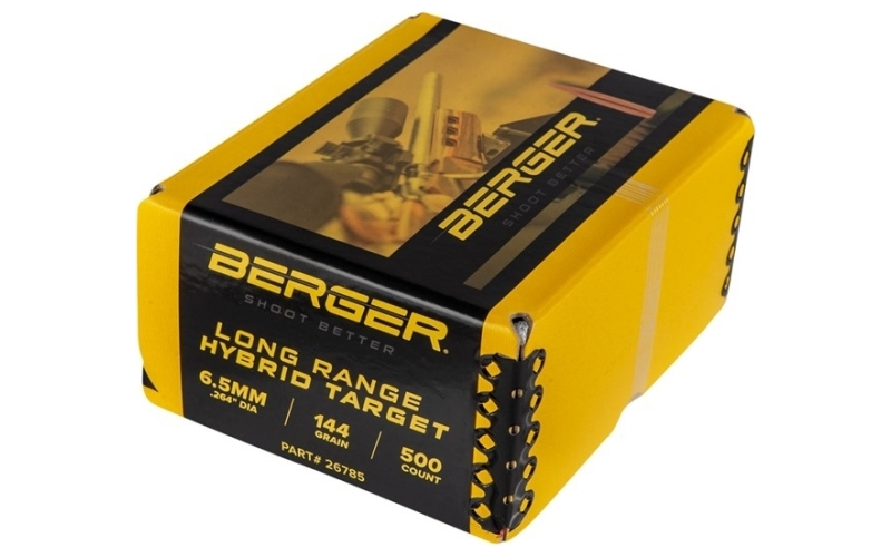Berger Bullets 6.5mm (0.264'') 144gr lrht 500/box