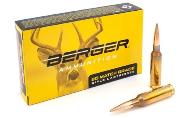 Berger Bullets 6.5 creedmoor 156gr jacketed hollow point 20/box