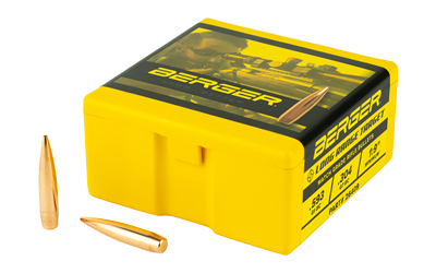 Berger Bullets Long Range BT Target, .264 Diameter, 6.5MM, 140 Grain, Long Range Boat Tail Hollow Point, 100 Count 26409