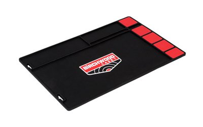 Birchwood Casey Pistol Cleaning Mat, 17"x11", Chemical Resistant Rubber, Black/Red BC-30250