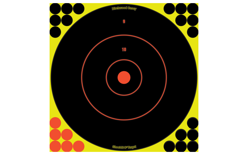 B/C SHT-N-C RND BULLSEYE TGT 5-12"