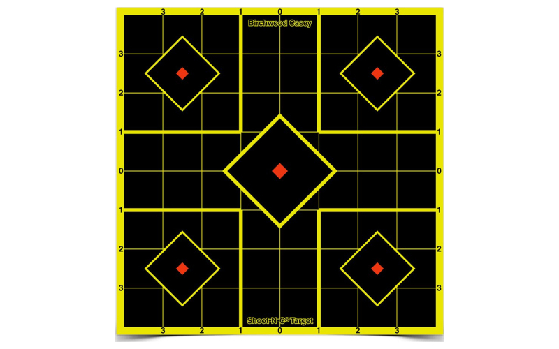 Birchwood Casey Shoot-N-C Target, Sight-In, 8", 15 Targets BC-34112