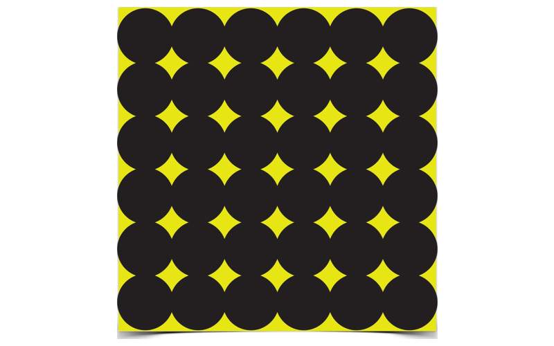 Birchwood Casey Shoot-N-C Target, Round Bullseye, 1", 432 Targets BC-34115