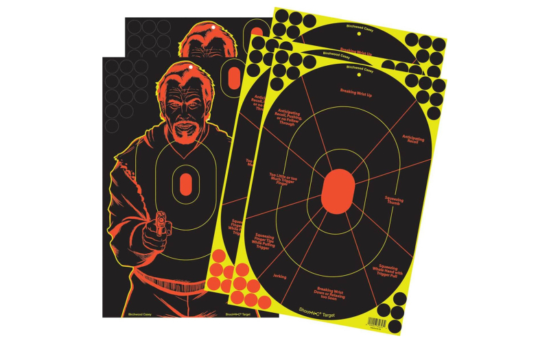 Birchwood Casey Shoot-N-C Combo Pack, 12"X18", 5 Targets BC-34630