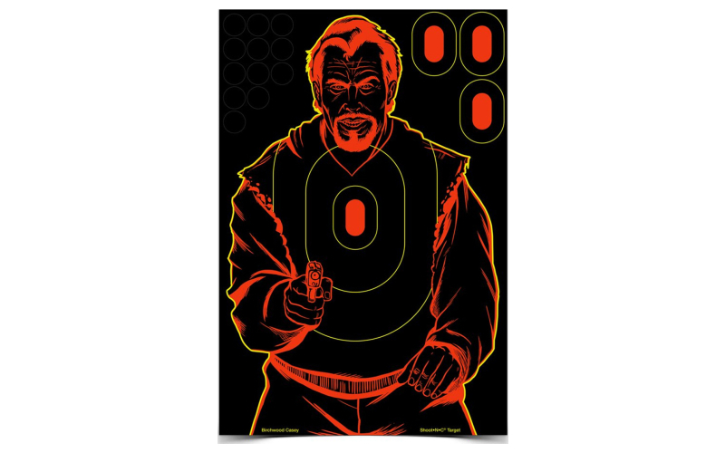 Birchwood Casey Shoot-N-C 12" x 18" Bad Guy Target, 5 Pack BC-34645