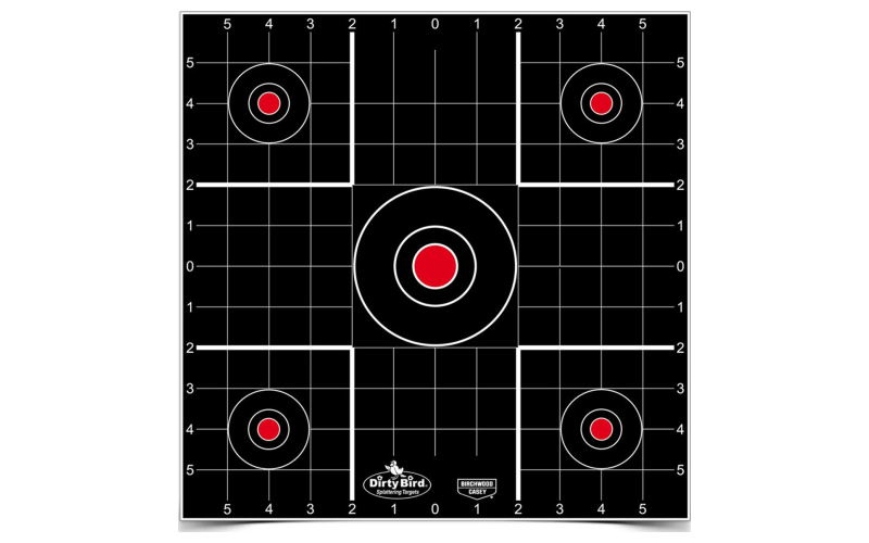 Birchwood Casey Dirty Bird Target, Sight-In, 12", 12 Targets BC-35212
