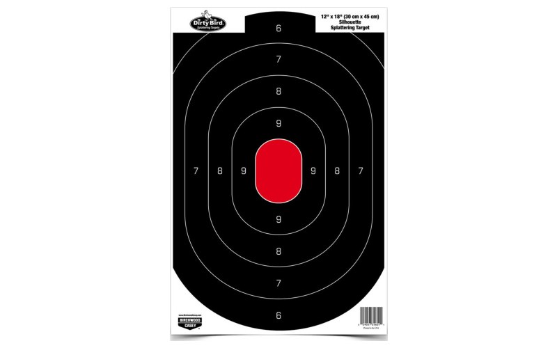 Birchwood Casey Dirty Bird Target, Silhouette, 12x18, 8 Targets BC-35608