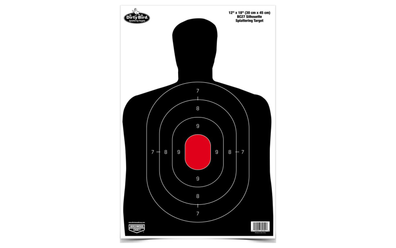 Birchwood Casey Dirty Bird Target, BC-27 Silhouette, 12x18, 8 Targets BC-35707