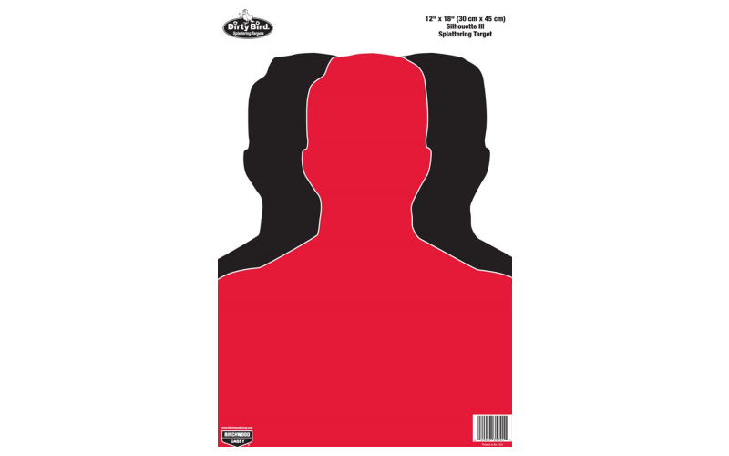 Birchwood Casey Dirty Bird Target, Silhouette III, 12x18, 8 Targets BC-35708
